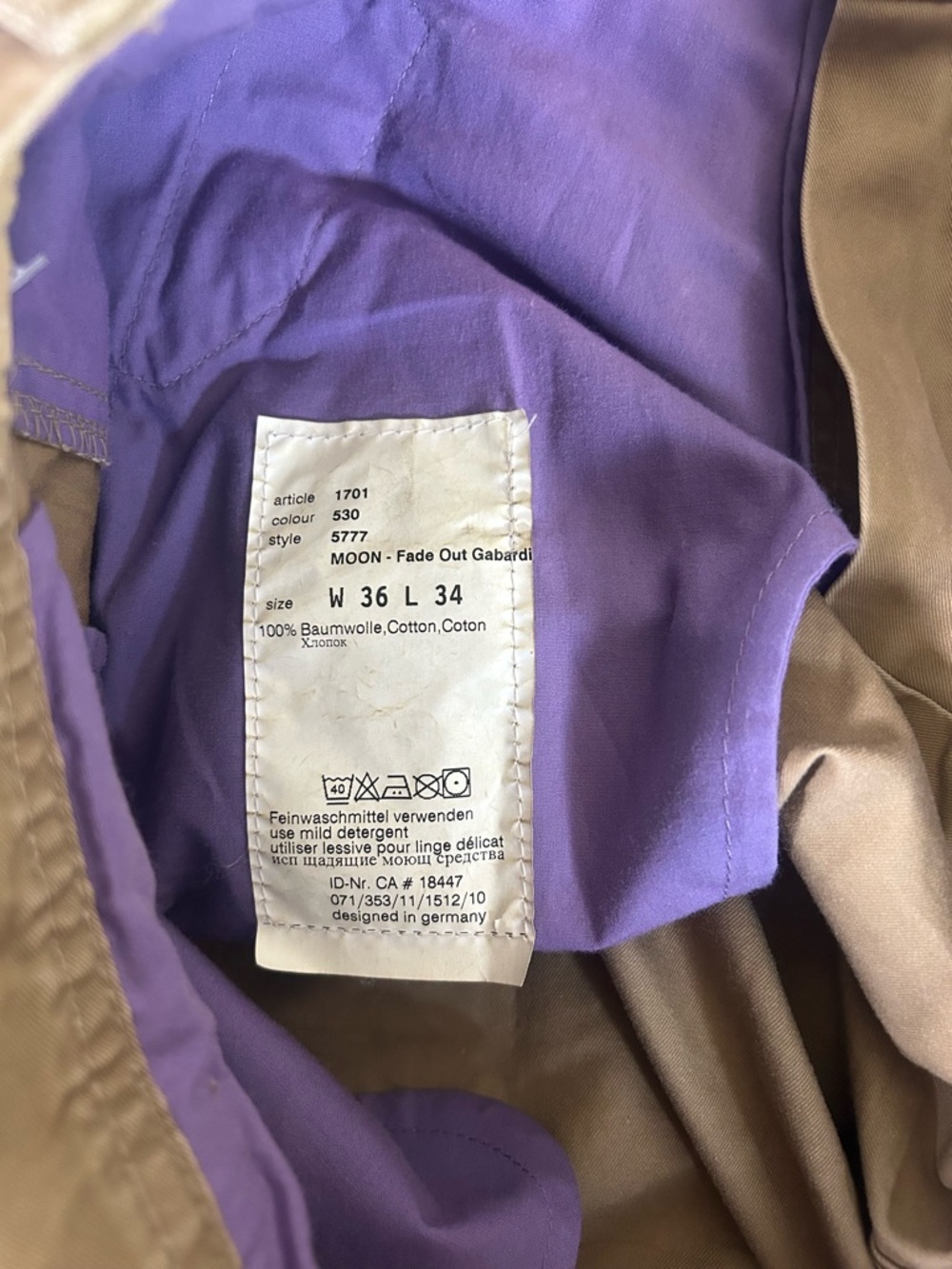 Alberto Men's Cargo Pants in Tan - Utility Comfort - Picture 3 of 14